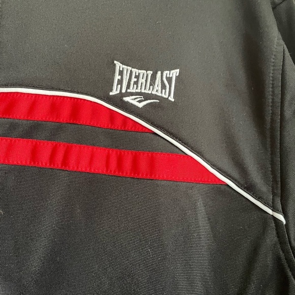 EVERLAST Men’s Red/Black Large Full Zip Warm Up Jacket - Picture 2 of 11